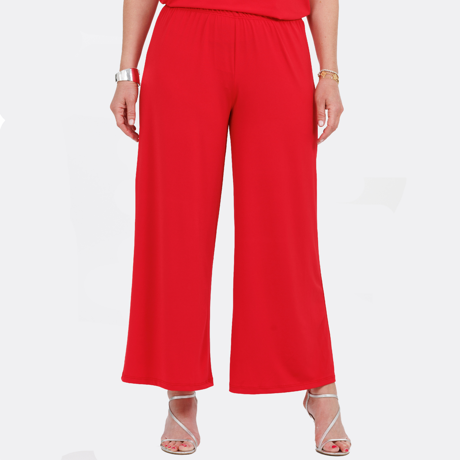 Slinky® Brand Jersey Knit Solid Palazzo Pant