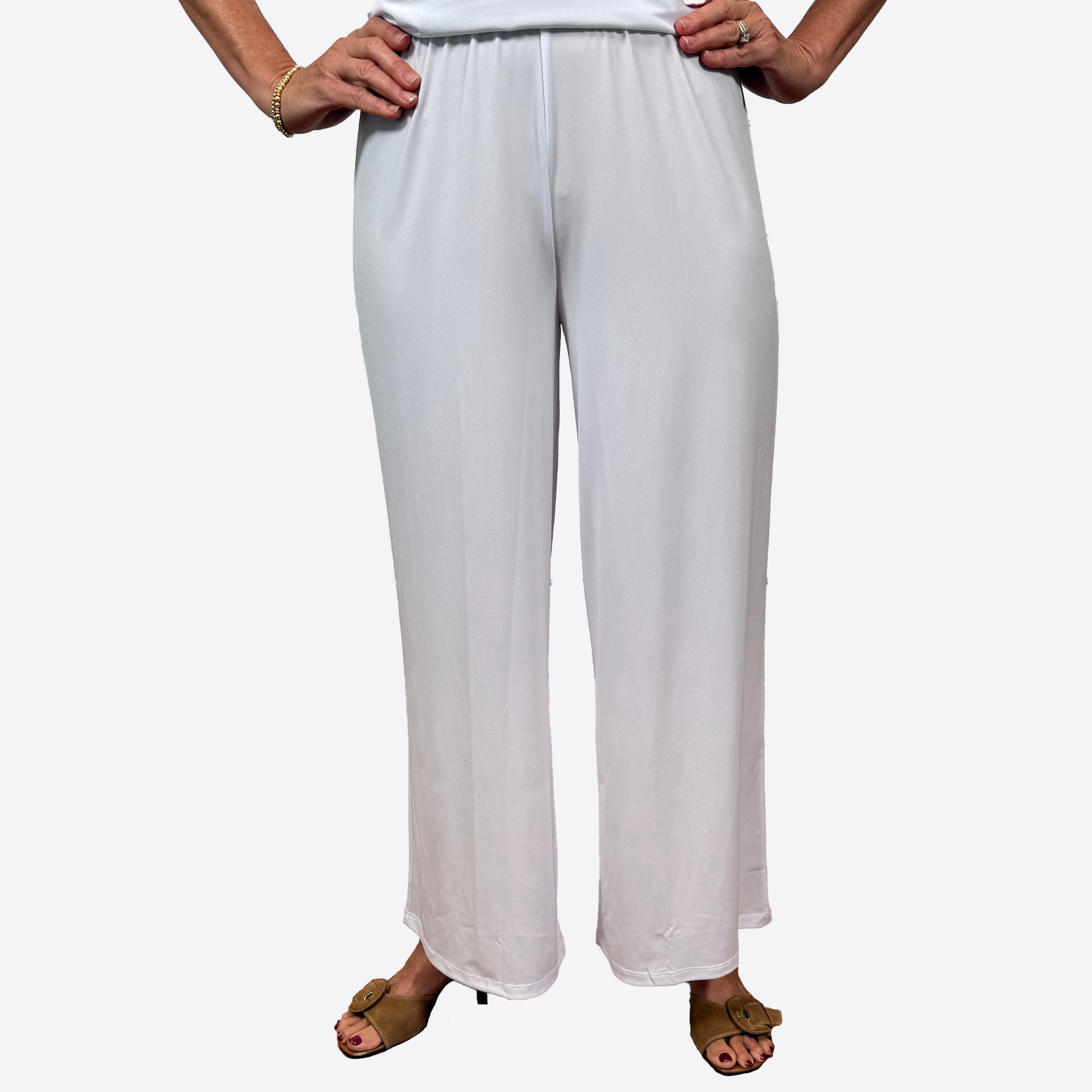 Slinky® Brand Jersey Knit Solid Palazzo Pant