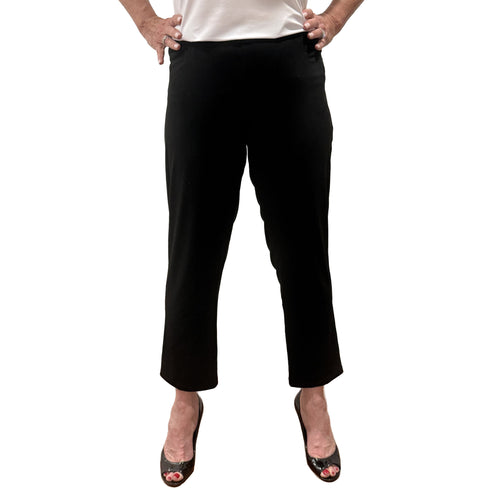 Slinky Brand Jersey Knit Cropped Pant with 23" Inseam