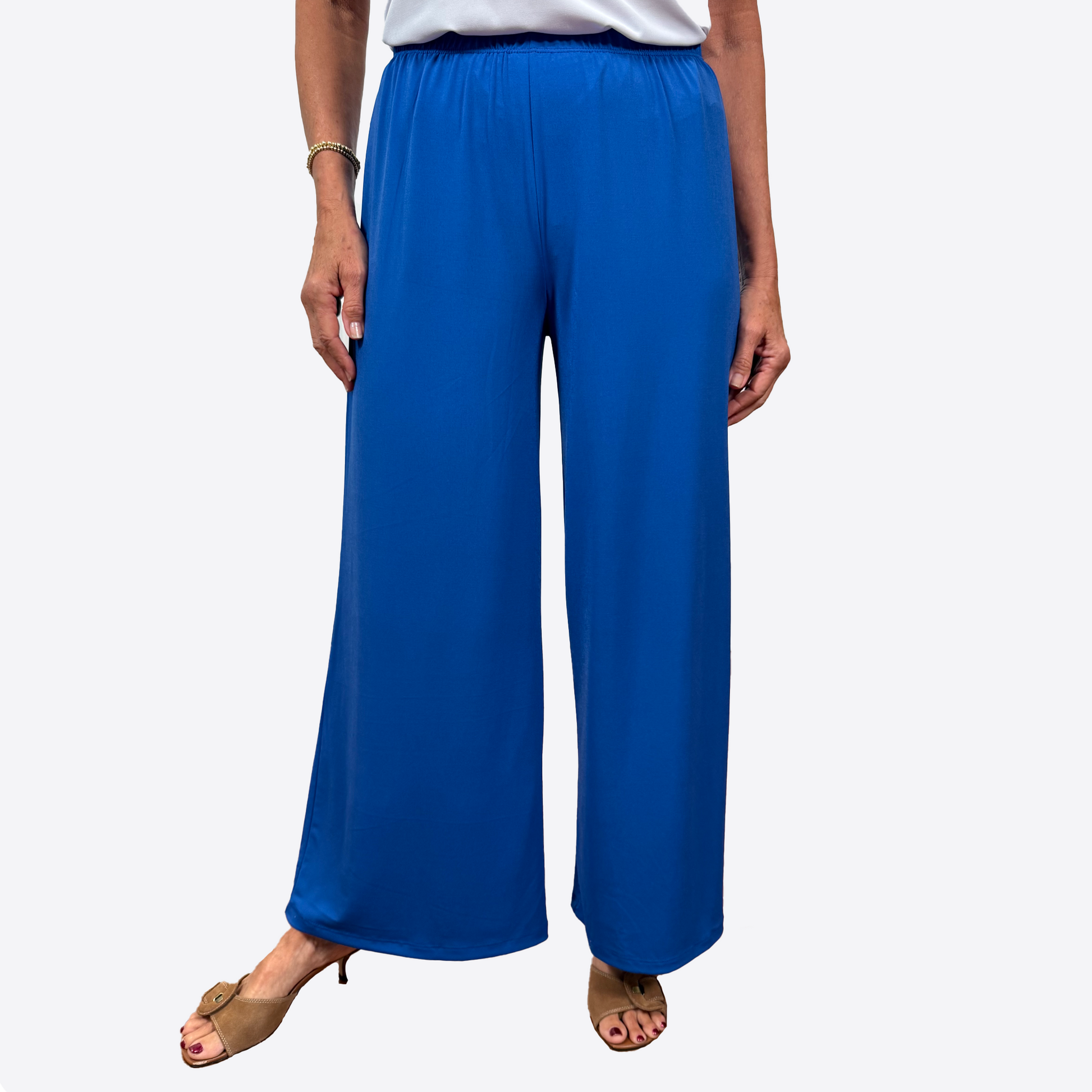 Slinky® Brand Jersey Knit Solid Palazzo Pant
