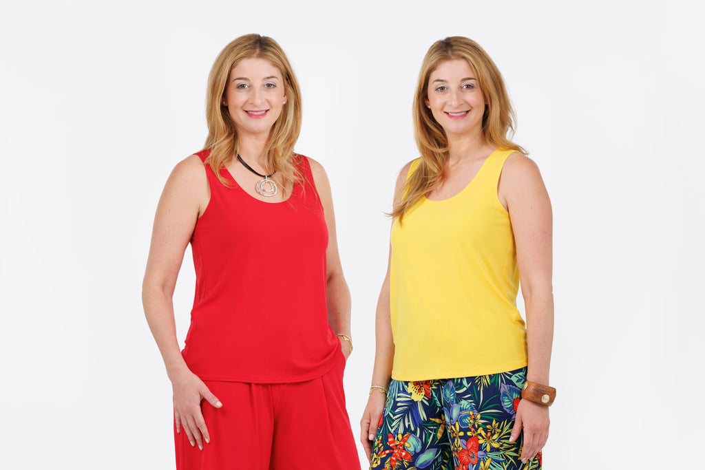 Slinky® Brand Jersey Knit 2-pack solid tank tops