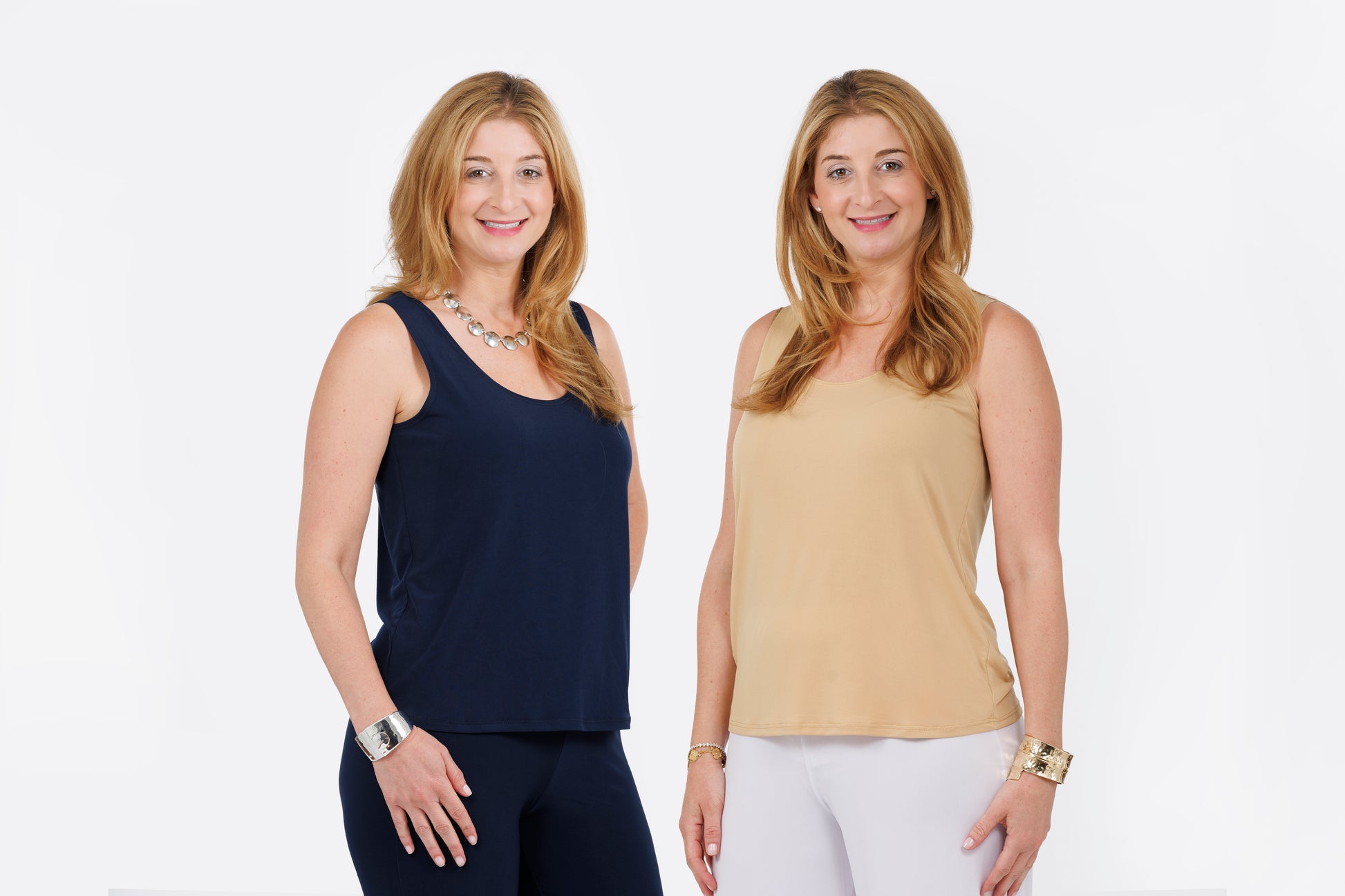 Slinky® Brand Jersey Knit 2-pack solid tank tops